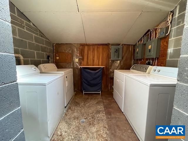 Laundry is accessible from each individual unit
