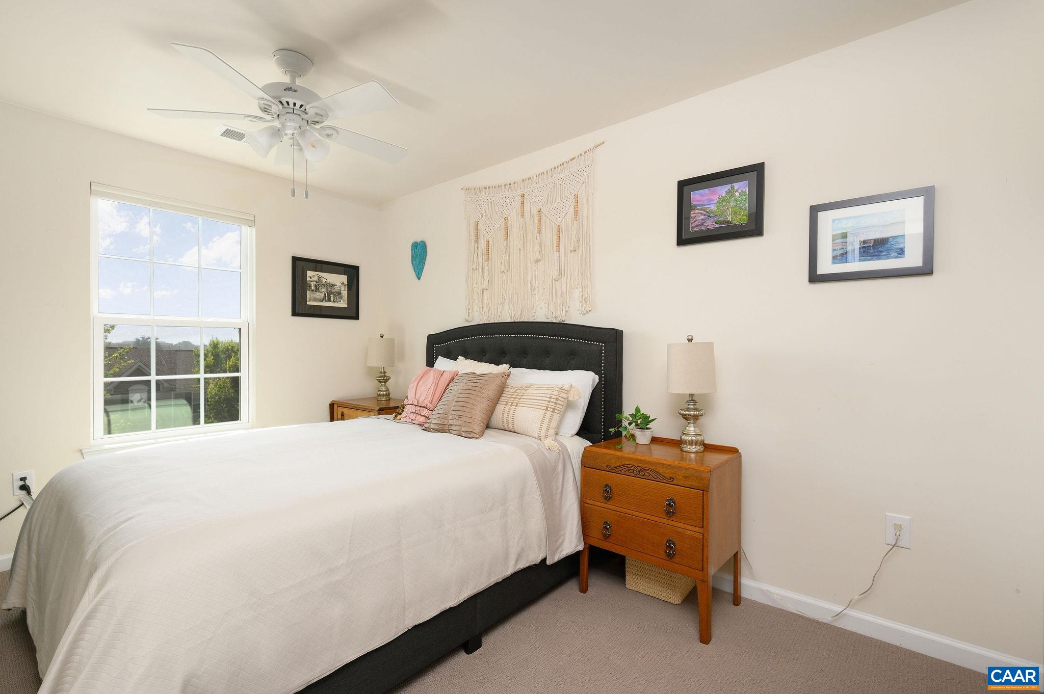 Bedroom 2, with custom closet organization.