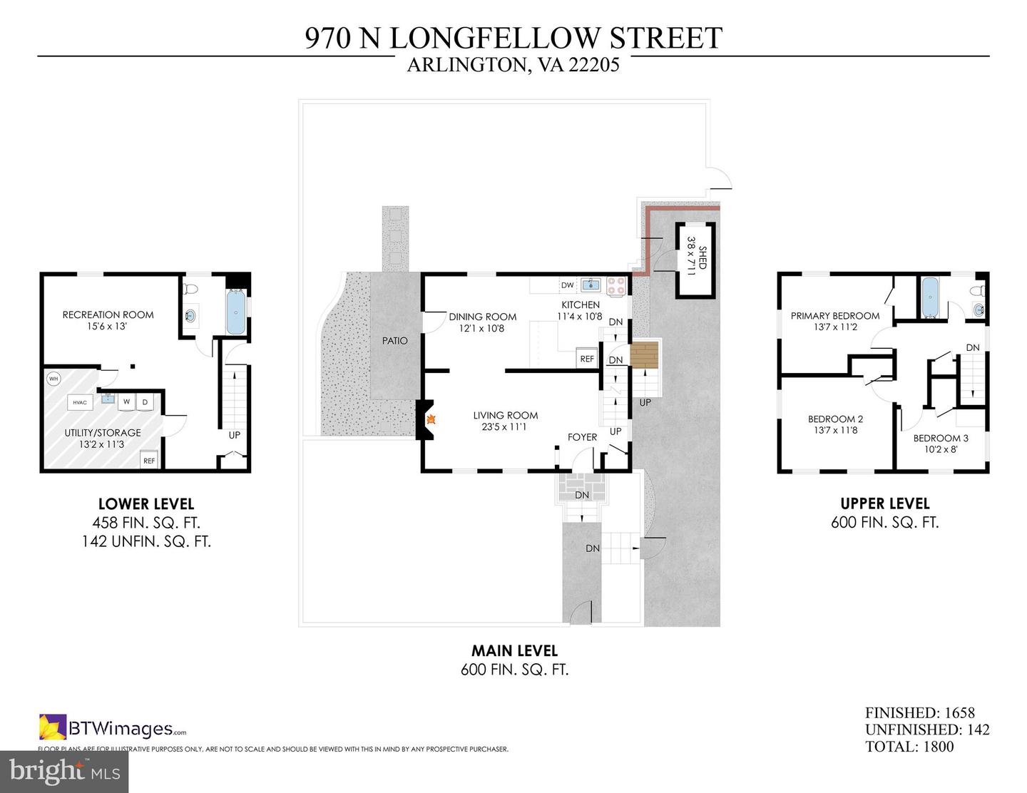 970 N LONGFELLOW ST, ARLINGTON, Virginia 22205, 3 Bedrooms Bedrooms, ,2 BathroomsBathrooms,Residential,For sale,970 N LONGFELLOW ST,VAAR2057934 MLS # VAAR2057934