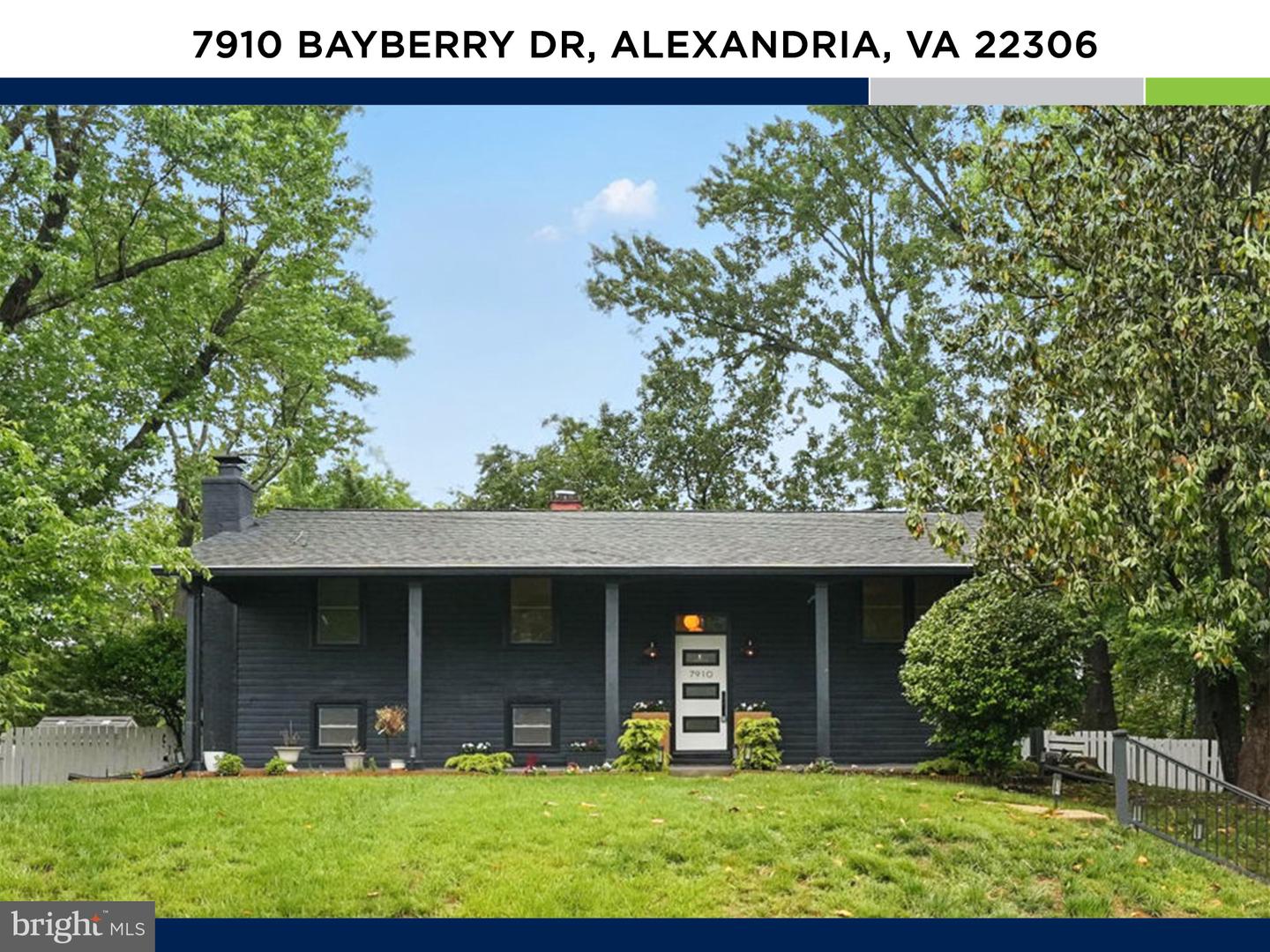 7910 BAYBERRY DR, ALEXANDRIA, Virginia 22306, 4 Bedrooms Bedrooms, ,2 BathroomsBathrooms,Residential,For sale,7910 BAYBERRY DR,VAFX2234422 MLS # VAFX2234422