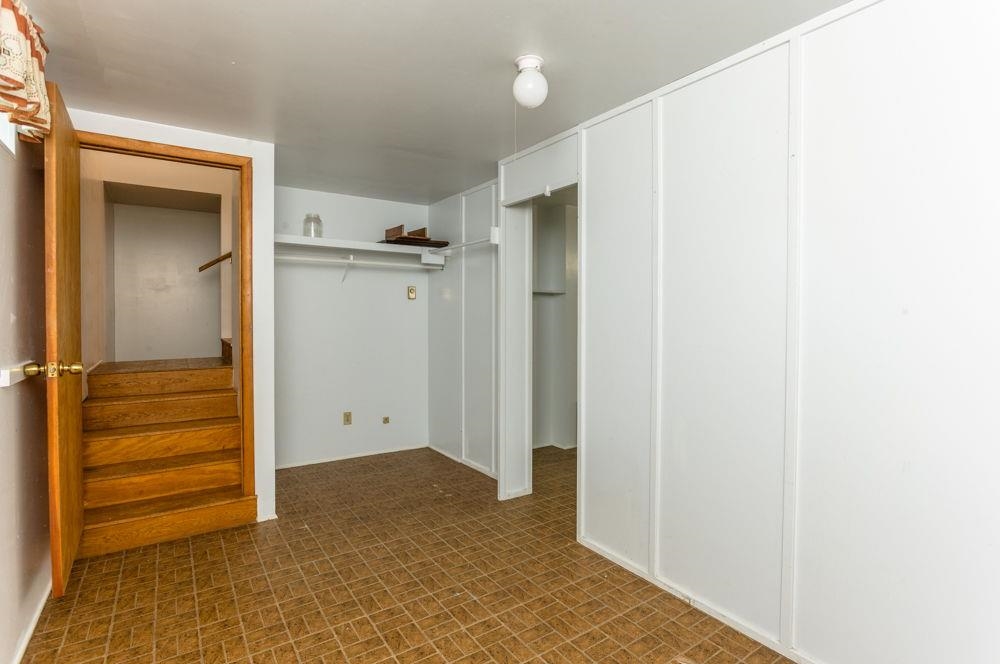 possible bedroom with stairs to main level.