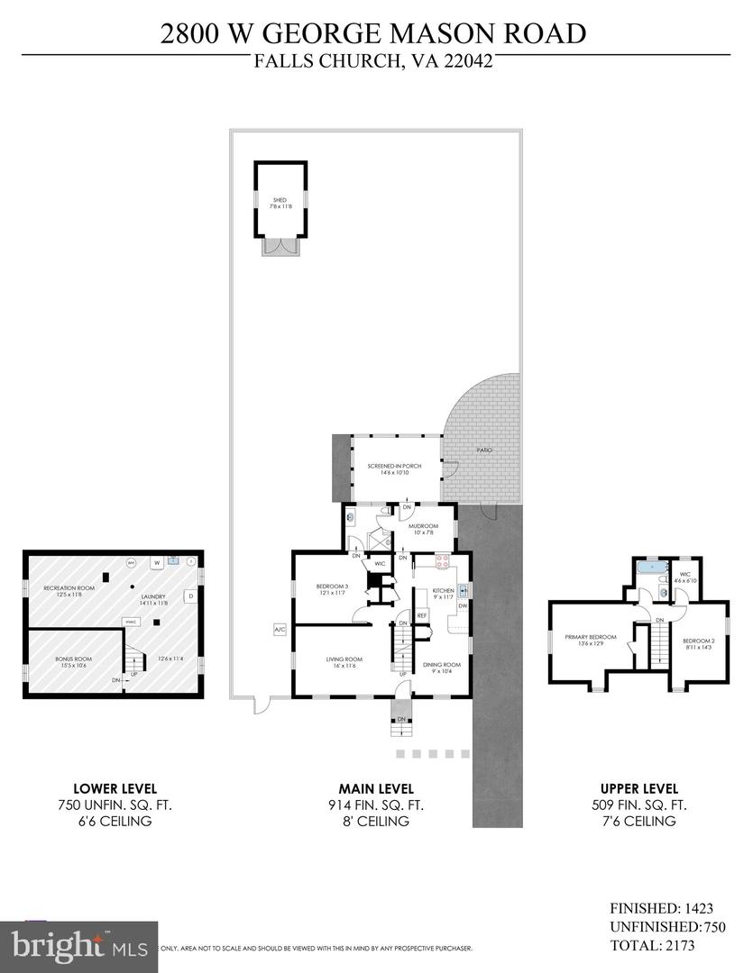 2800 W GEORGE MASON RD, FALLS CHURCH, Virginia 22042, 3 Bedrooms Bedrooms, ,2 BathroomsBathrooms,Residential,For sale,2800 W GEORGE MASON RD,VAFX2247224 MLS # VAFX2247224