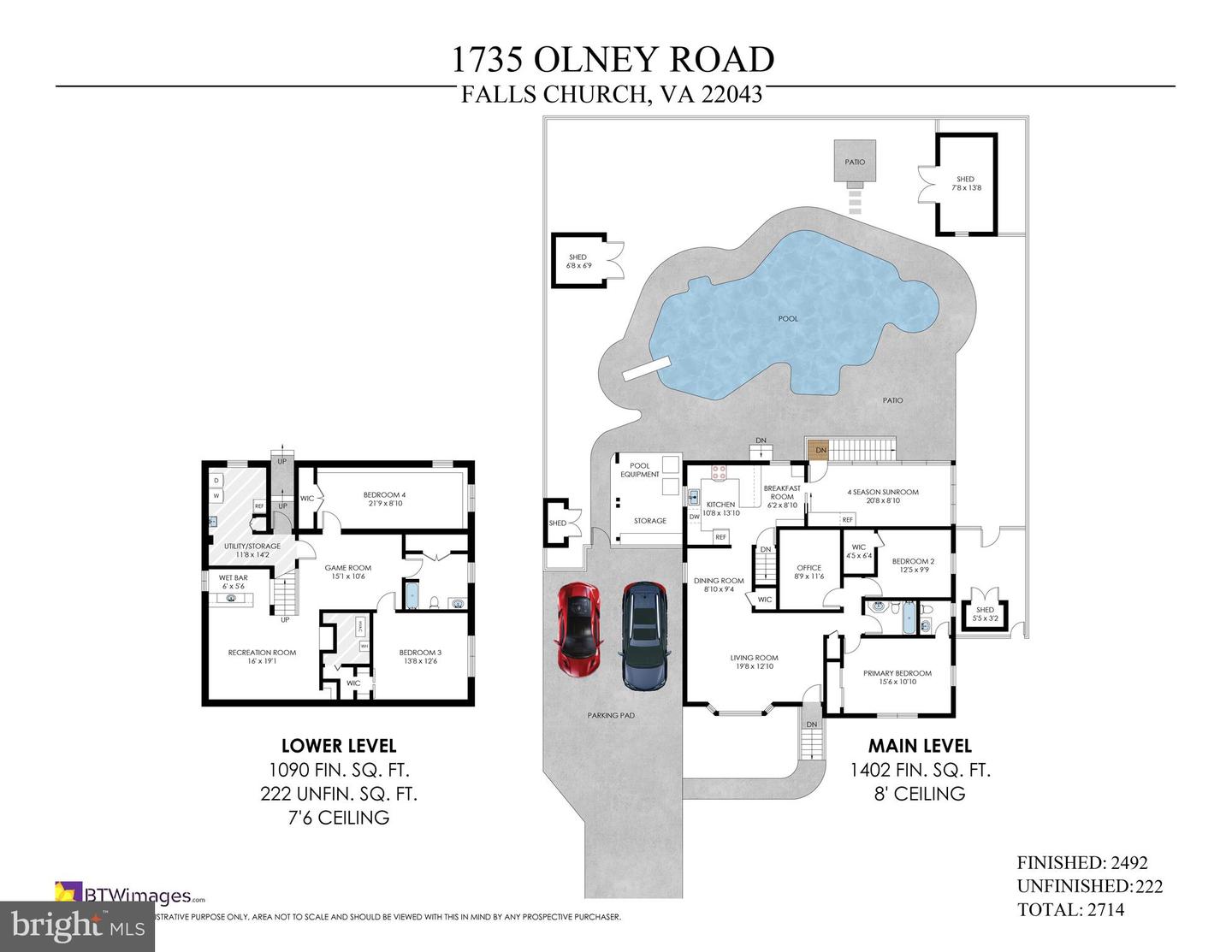 1735 OLNEY RD, FALLS CHURCH, Virginia 22043, 4 Bedrooms Bedrooms, ,2 BathroomsBathrooms,Residential,For sale,1735 OLNEY RD,VAFX2249288 MLS # VAFX2249288