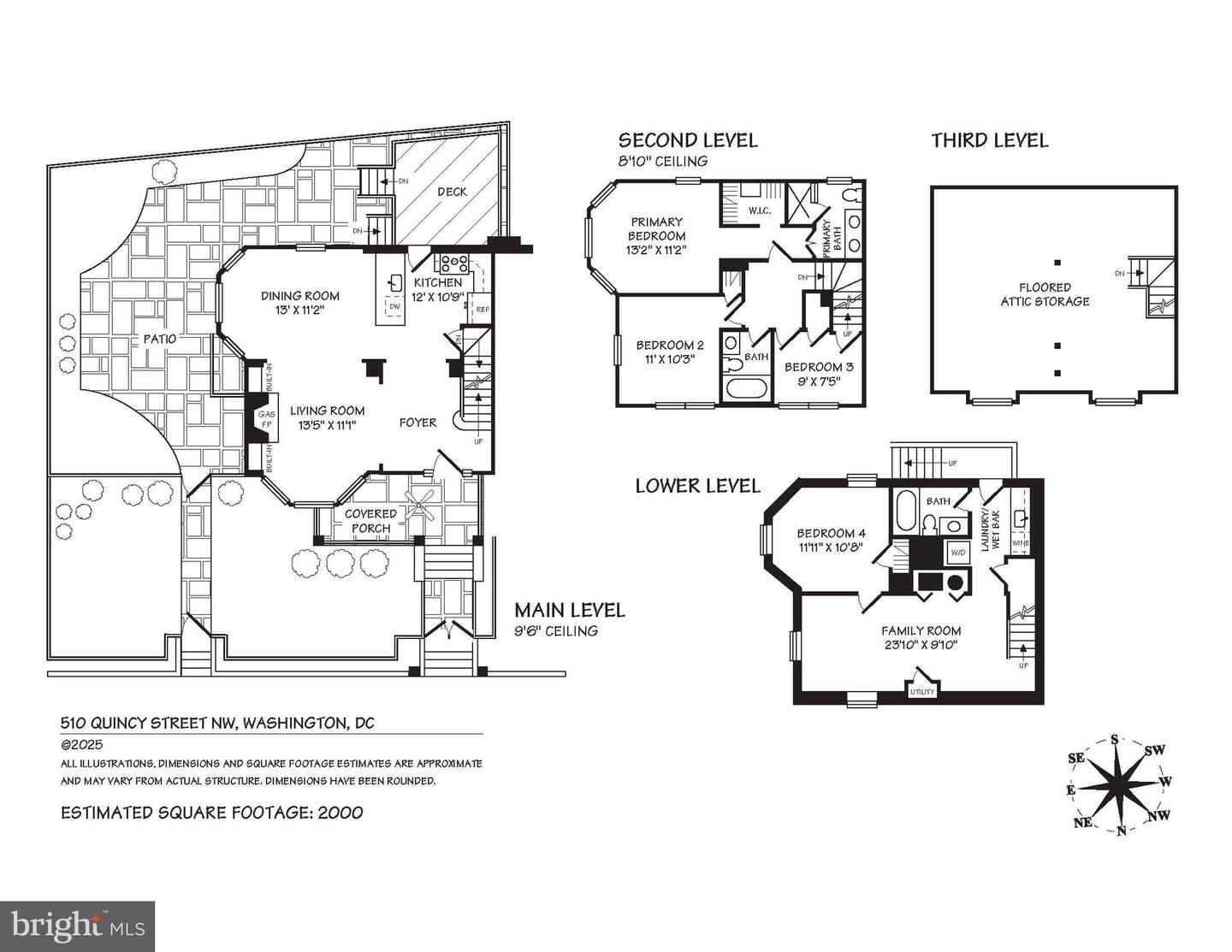 510 QUINCY ST NW, WASHINGTON, District Of Columbia 20011, 4 Bedrooms Bedrooms, ,3 BathroomsBathrooms,Residential,For sale,510 QUINCY ST NW,DCDC2208300 MLS # DCDC2208300