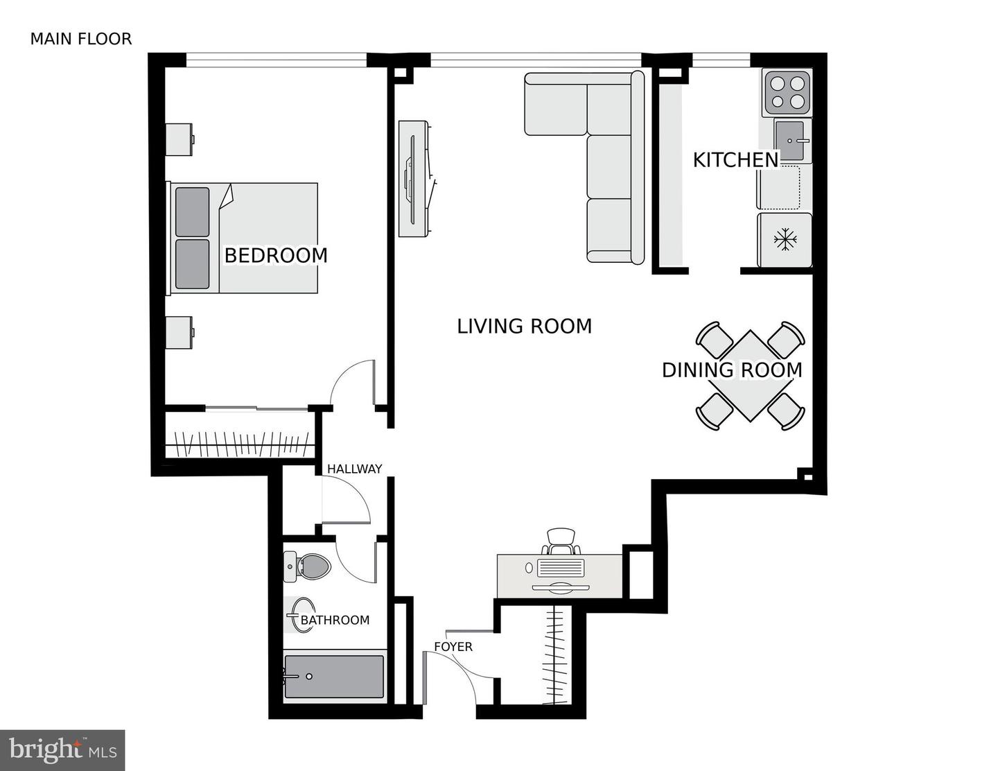 3901 TUNLAW RD NW #502, WASHINGTON, District Of Columbia 20007, 1 Bedroom Bedrooms, ,1 BathroomBathrooms,Residential,For sale,3901 TUNLAW RD NW #502,DCDC2208610 MLS # DCDC2208610