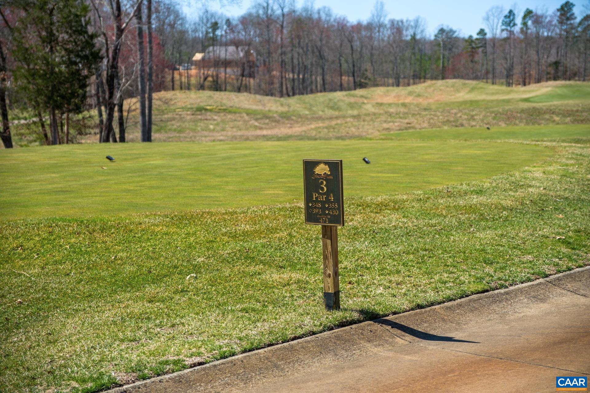 Fairway #3 is just beyond the backyard.
