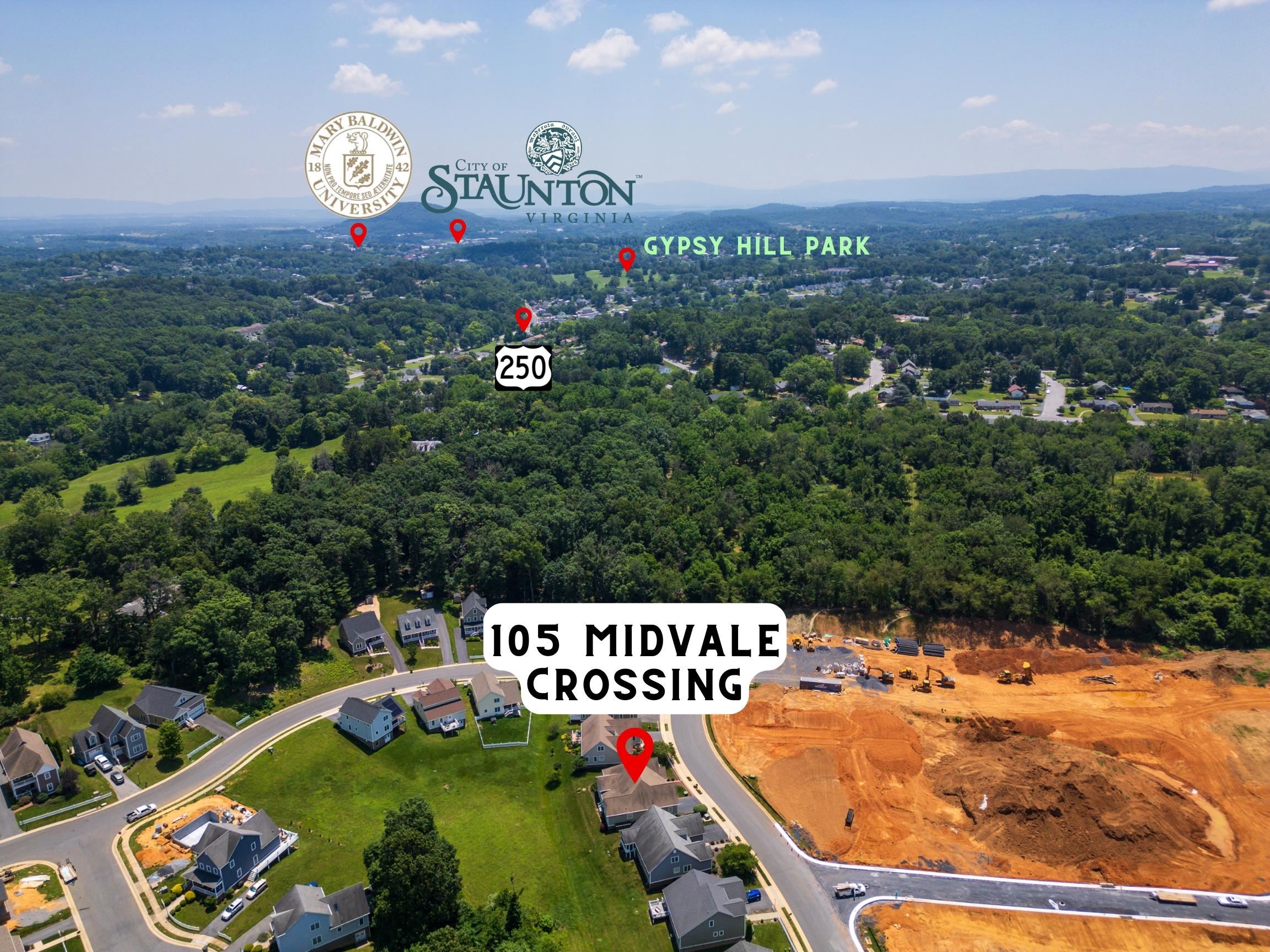 105 MIDVALE CROSSING, STAUNTON, Virginia 24401, 3 Bedrooms Bedrooms, ,2 BathroomsBathrooms,Residential,105 MIDVALE CROSSING,666323 MLS # 666323