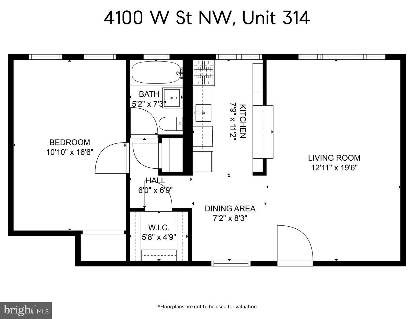 4100 W ST NW #314, WASHINGTON, District Of Columbia 20007, 1 Bedroom Bedrooms, ,1 BathroomBathrooms,Residential,For sale,4100 W ST NW #314,DCDC2208942 MLS # DCDC2208942