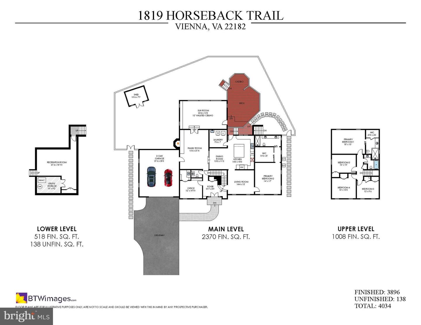 1819 HORSEBACK TRL, VIENNA, Virginia 22182, 5 Bedrooms Bedrooms, ,3 BathroomsBathrooms,Residential,For sale,1819 HORSEBACK TRL,VAFX2250402 MLS # VAFX2250402