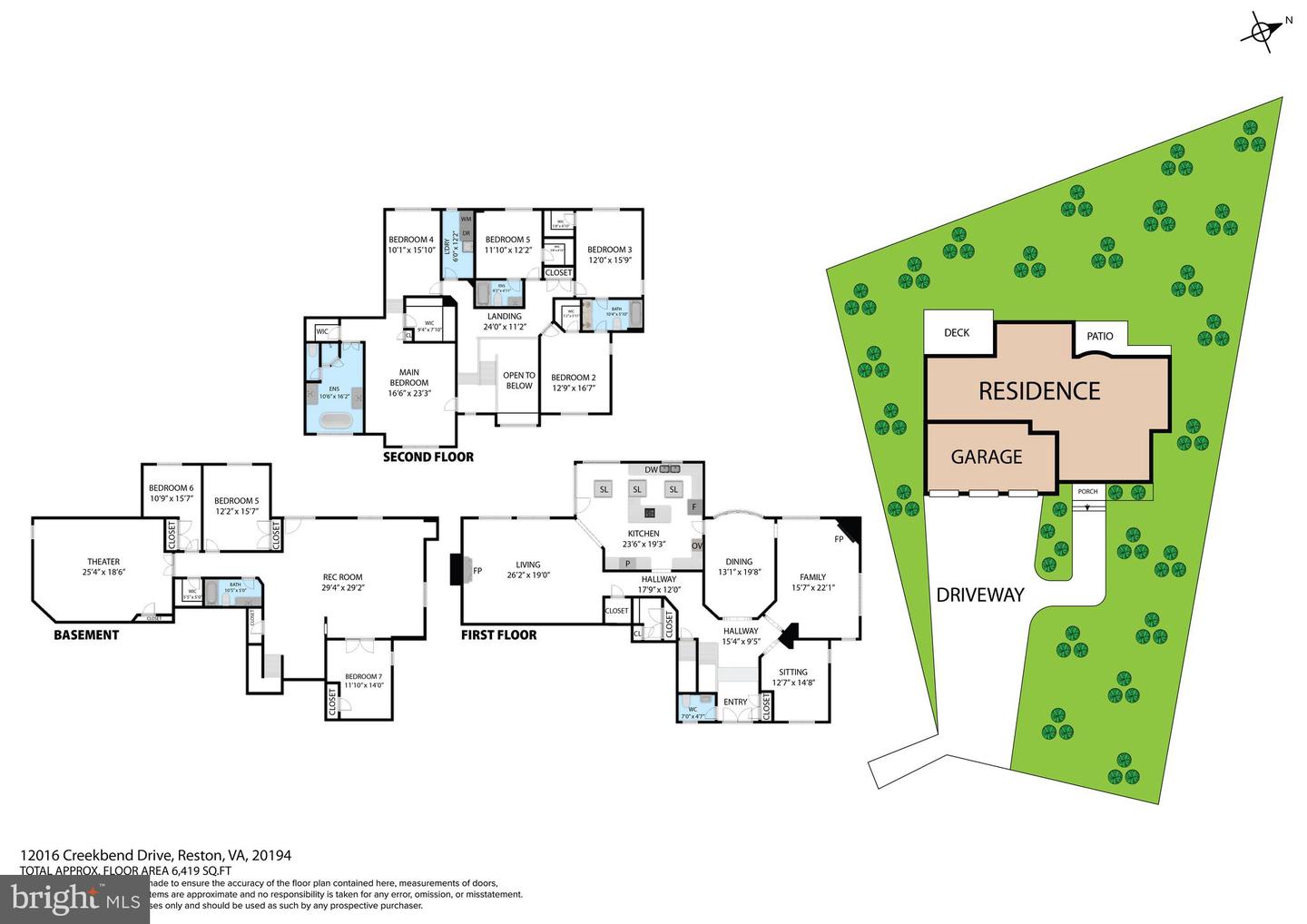 12016 CREEKBEND DR, RESTON, Virginia 20194, 6 Bedrooms Bedrooms, ,4 BathroomsBathrooms,Residential,For sale,12016 CREEKBEND DR,VAFX2253864 MLS # VAFX2253864