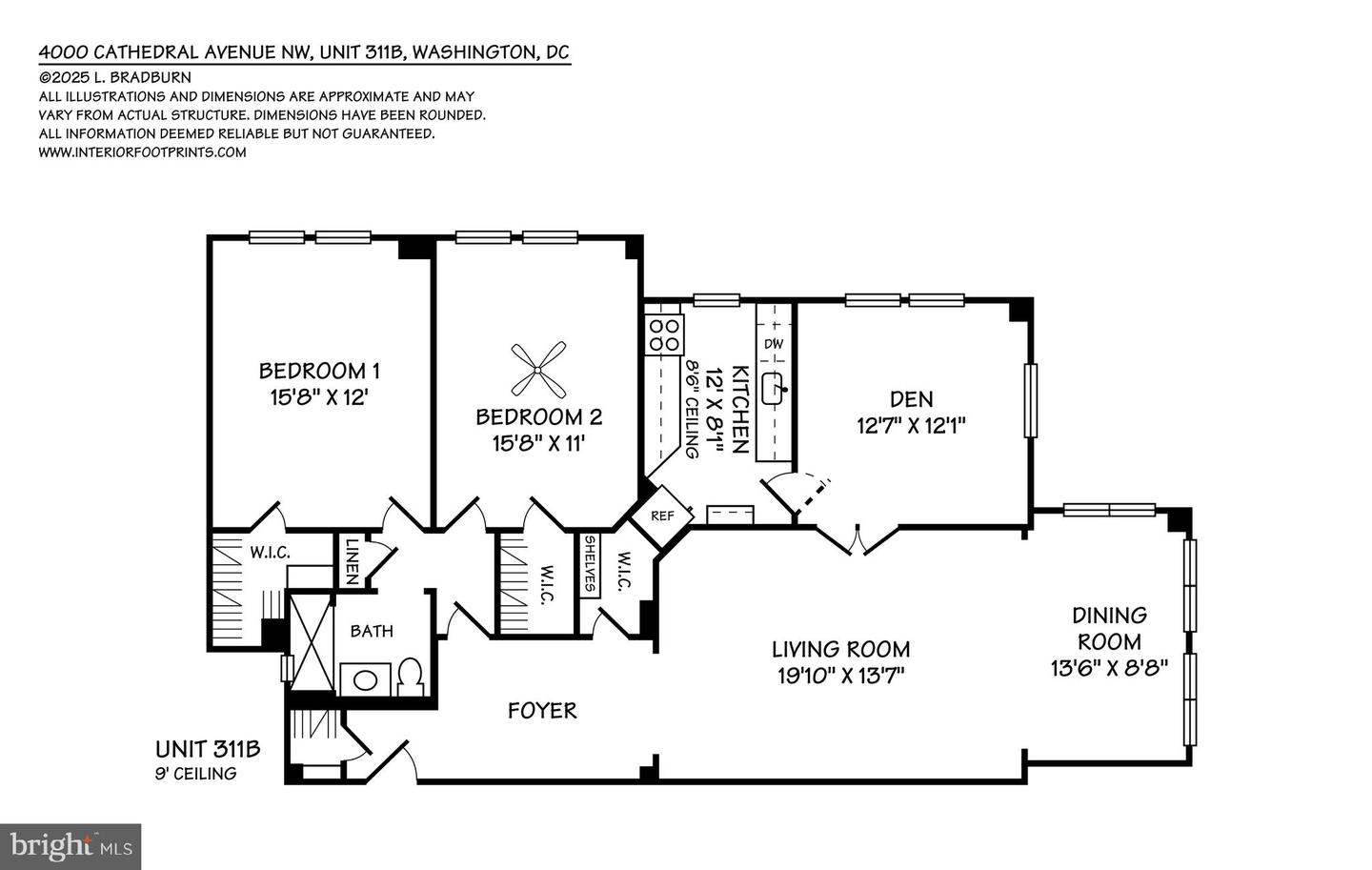 4000 CATHEDRAL AVE NW #311B, WASHINGTON, District Of Columbia 20016, 2 Bedrooms Bedrooms, ,1 BathroomBathrooms,Residential,For sale,4000 CATHEDRAL AVE NW #311B,DCDC2208266 MLS # DCDC2208266