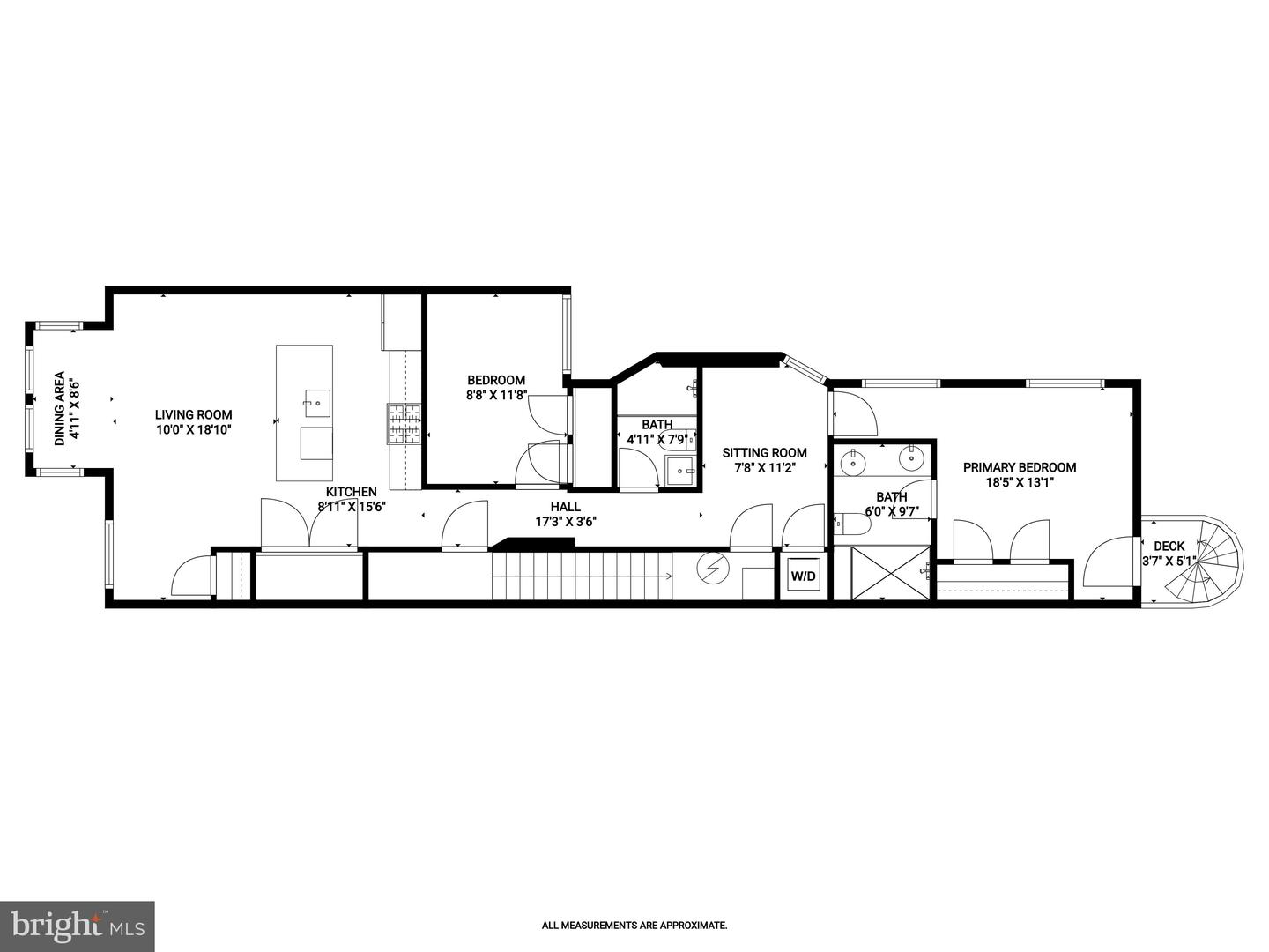 408 M ST NW #3, WASHINGTON, District Of Columbia 20001, 2 Bedrooms Bedrooms, ,2 BathroomsBathrooms,Residential,For sale,408 M ST NW #3,DCDC2209692 MLS # DCDC2209692