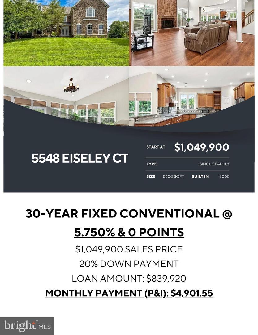 5548 EISELEY CT, WARRENTON, Virginia 20187, 6 Bedrooms Bedrooms, ,4 BathroomsBathrooms,Residential,For sale,5548 EISELEY CT,VAFQ2016616 MLS # VAFQ2016616