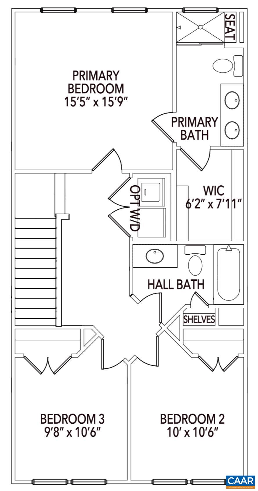 5020 LINDLEY LN, CHARLOTTESVILLE, Virginia 22901, 3 Bedrooms Bedrooms, ,2 BathroomsBathrooms,Residential,The Dogwood - Interior Unit - Elevation D,5020 LINDLEY LN,666592 MLS # 666592