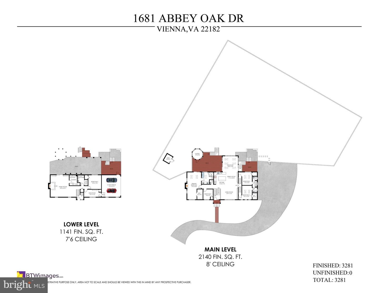 1681 ABBEY OAK DR, VIENNA, Virginia 22182, 5 Bedrooms Bedrooms, ,3 BathroomsBathrooms,Residential,For sale,1681 ABBEY OAK DR,VAFX2250084 MLS # VAFX2250084