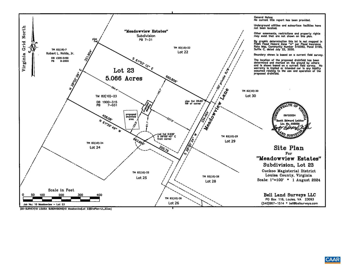 0 MEADOWVIEW LN #23, MINERAL, Virginia 23117, ,Land,For sale,0 MEADOWVIEW LN #23,666729 MLS # 666729