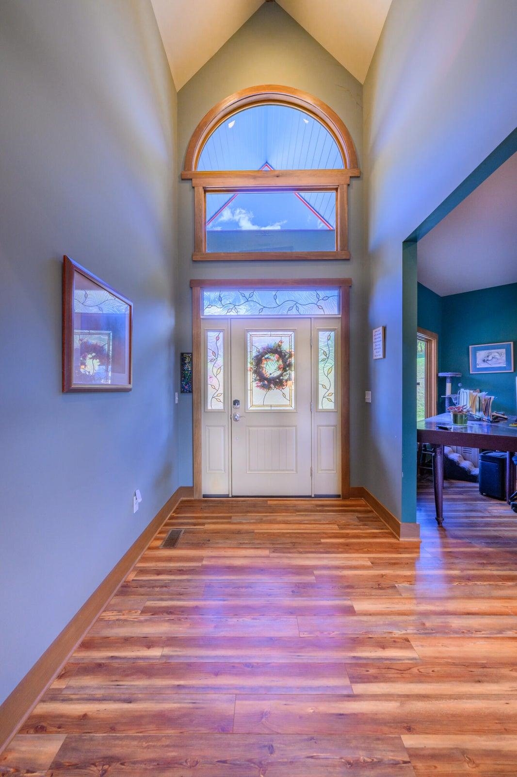 Elegant entry hall.
