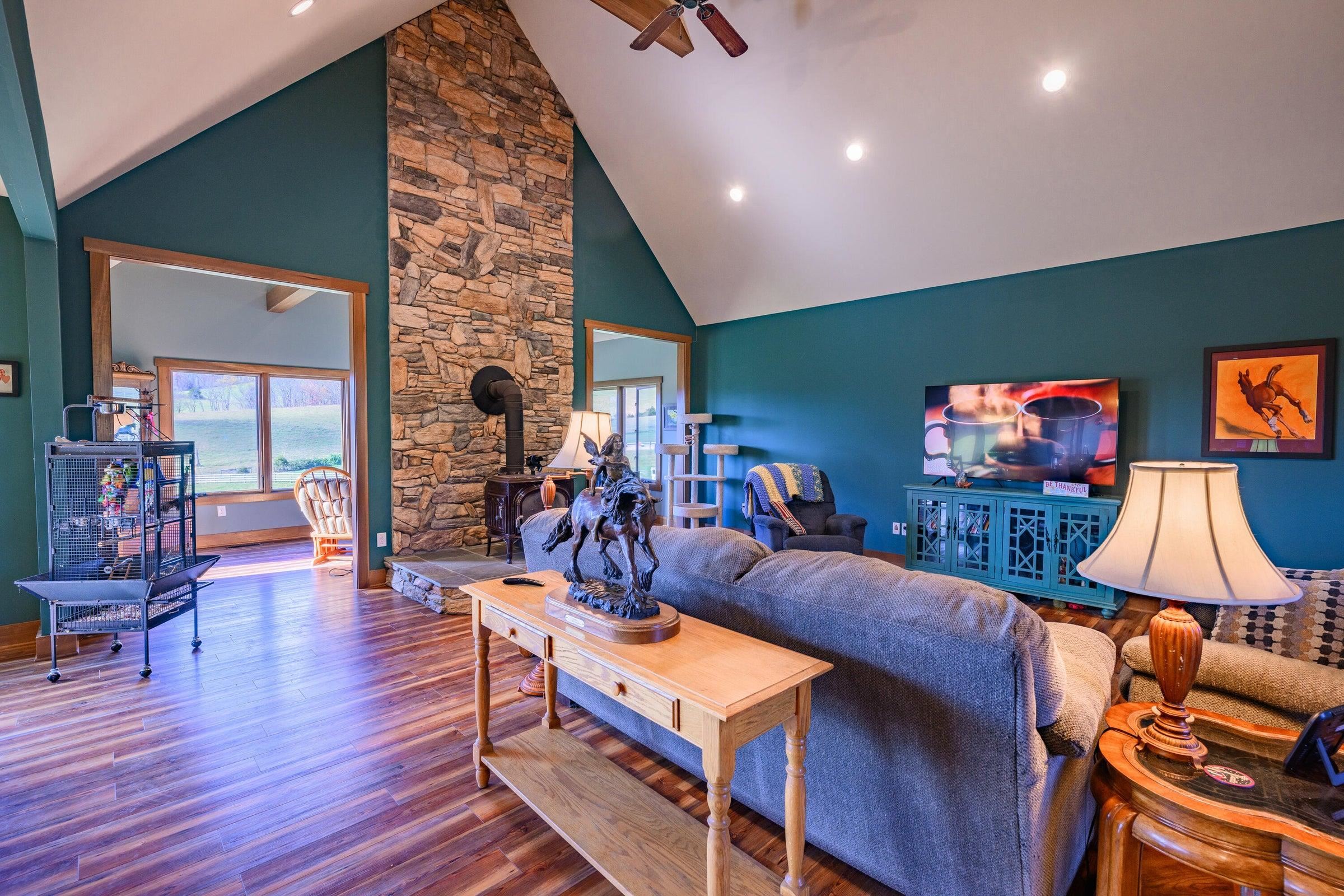 Looking from the Great Room into the sunroom.