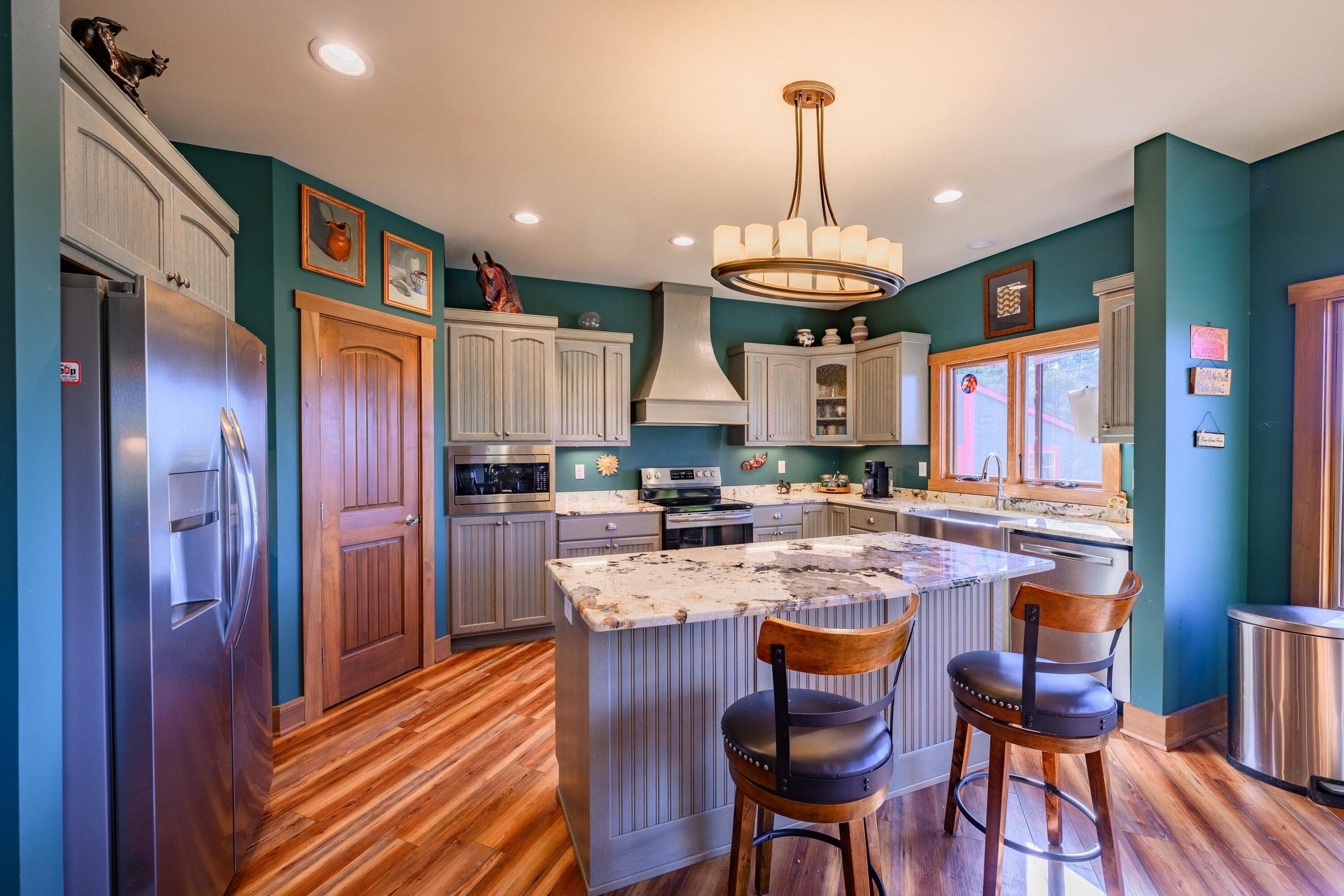 Well-designed kitchen.