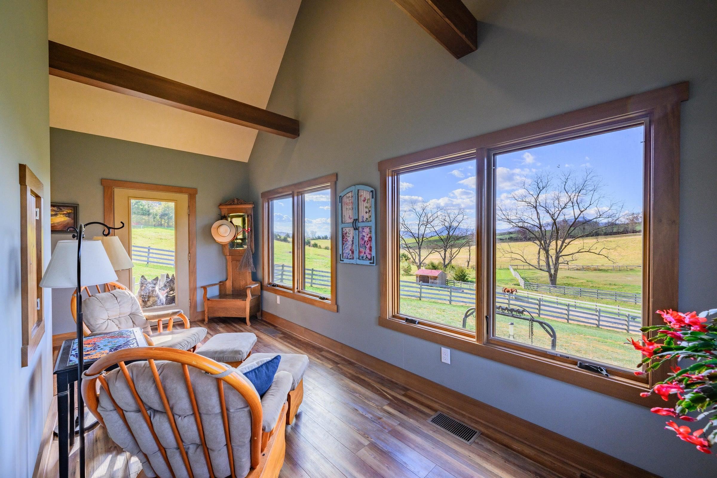 Relax and enjoy your picturesque horse farm.