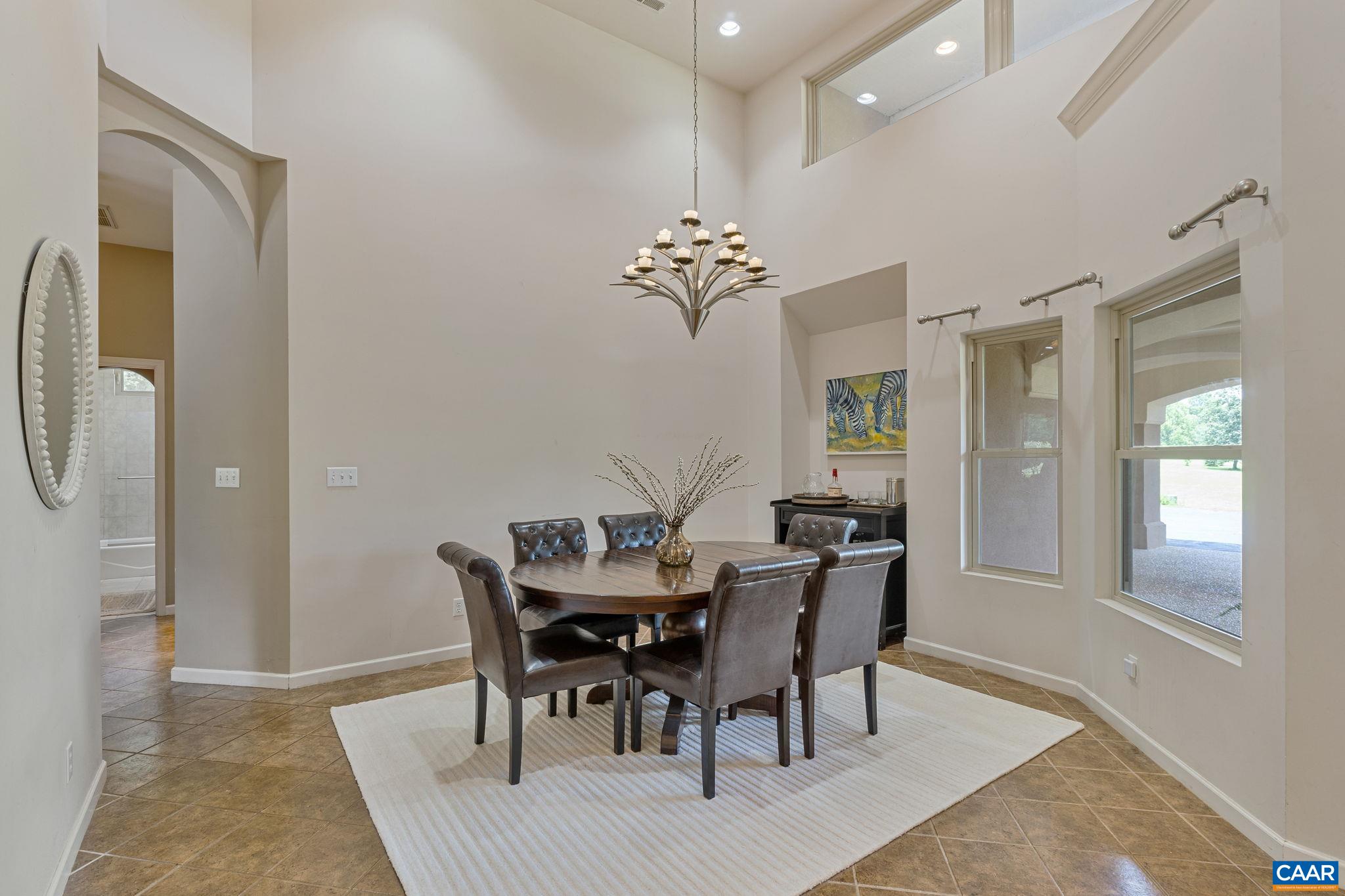 Home features radiant heated floors for added comfort + additional heating