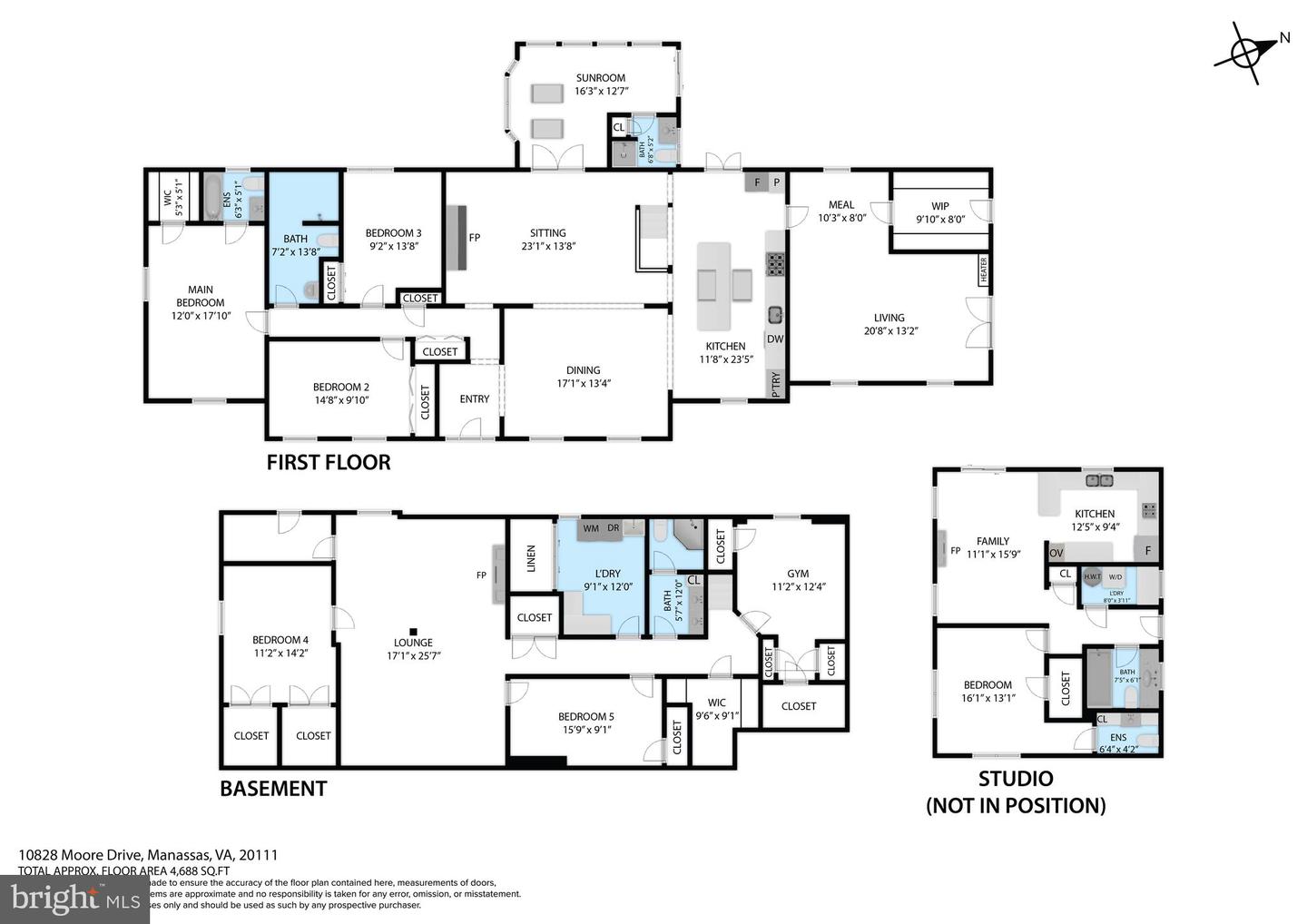 10828 MOORE DR, MANASSAS, Virginia 20111, 5 Bedrooms Bedrooms, ,4 BathroomsBathrooms,Residential,For sale,10828 MOORE DR,VAPW2098920 MLS # VAPW2098920