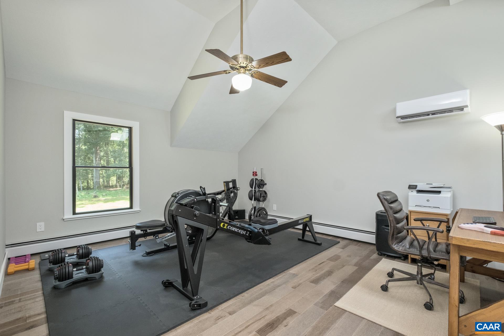 The loft on the second level overlooks the great room, and can potentially be turned into a 3rd bedroom.