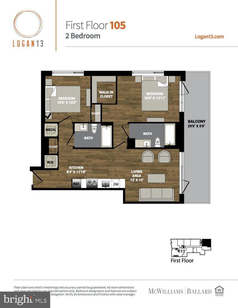 1311 13TH ST NW #105, WASHINGTON, District Of Columbia 20005, 2 Bedrooms Bedrooms, ,2 BathroomsBathrooms,Residential,For sale,1311 13TH ST NW #105,DCDC2208432 MLS # DCDC2208432