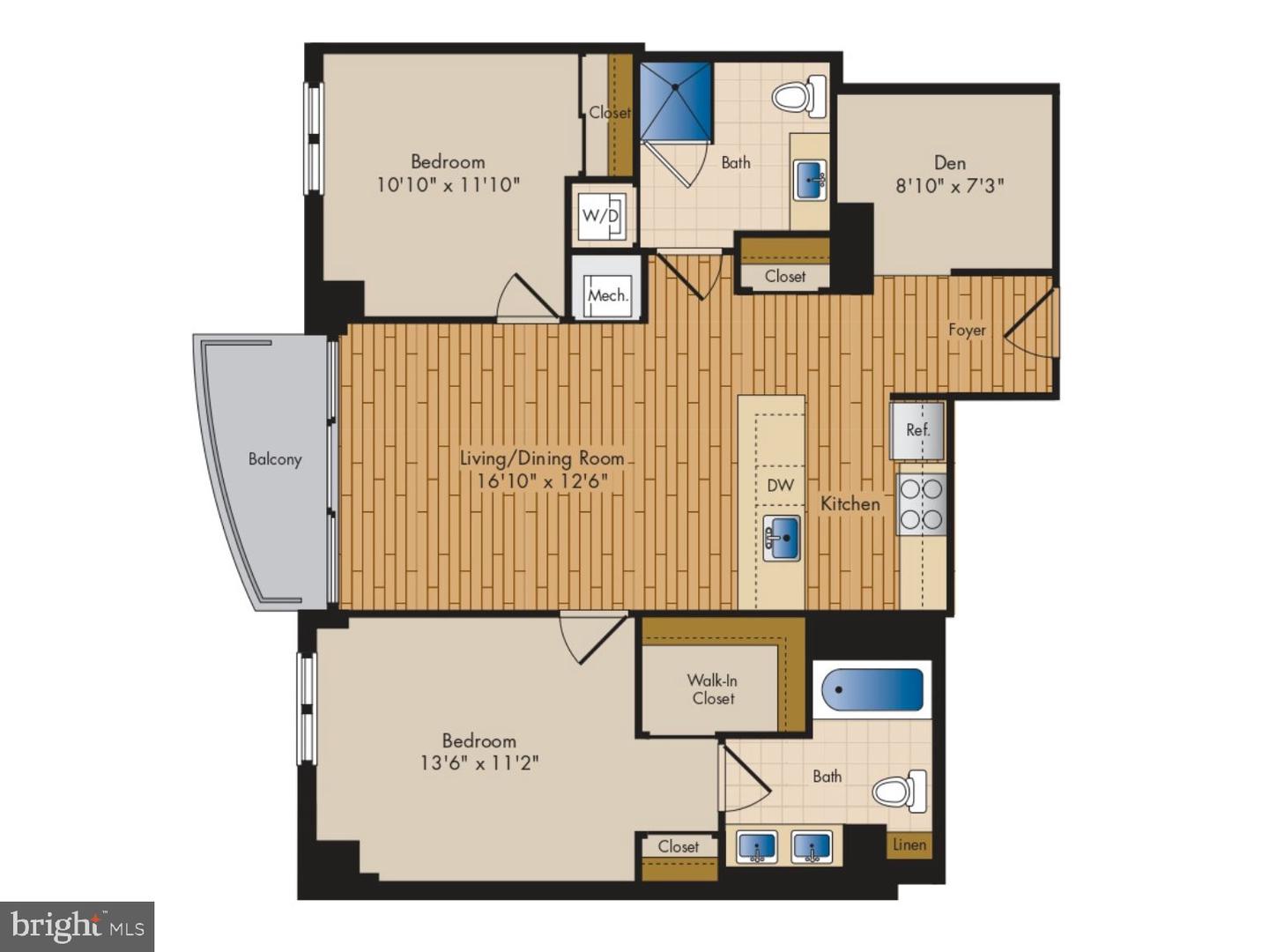 888 N QUINCY ST #409, ARLINGTON, Virginia 22203, 2 Bedrooms Bedrooms, ,2 BathroomsBathrooms,Residential,For sale,888 N QUINCY ST #409,VAAR2060626 MLS # VAAR2060626