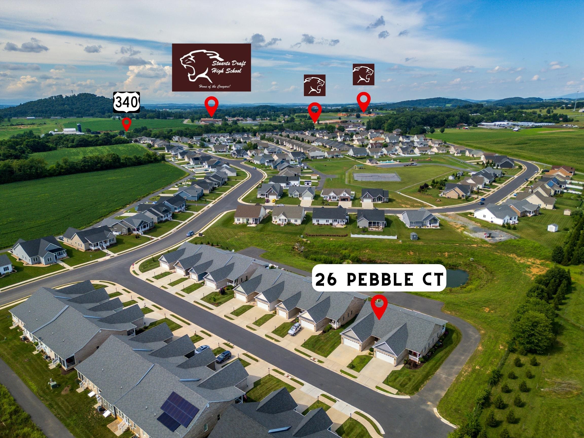 26 PEBBLE CT, STUARTS DRAFT, Virginia 24477, 2 Bedrooms Bedrooms, ,2 BathroomsBathrooms,Residential,26 PEBBLE CT,666841 MLS # 666841