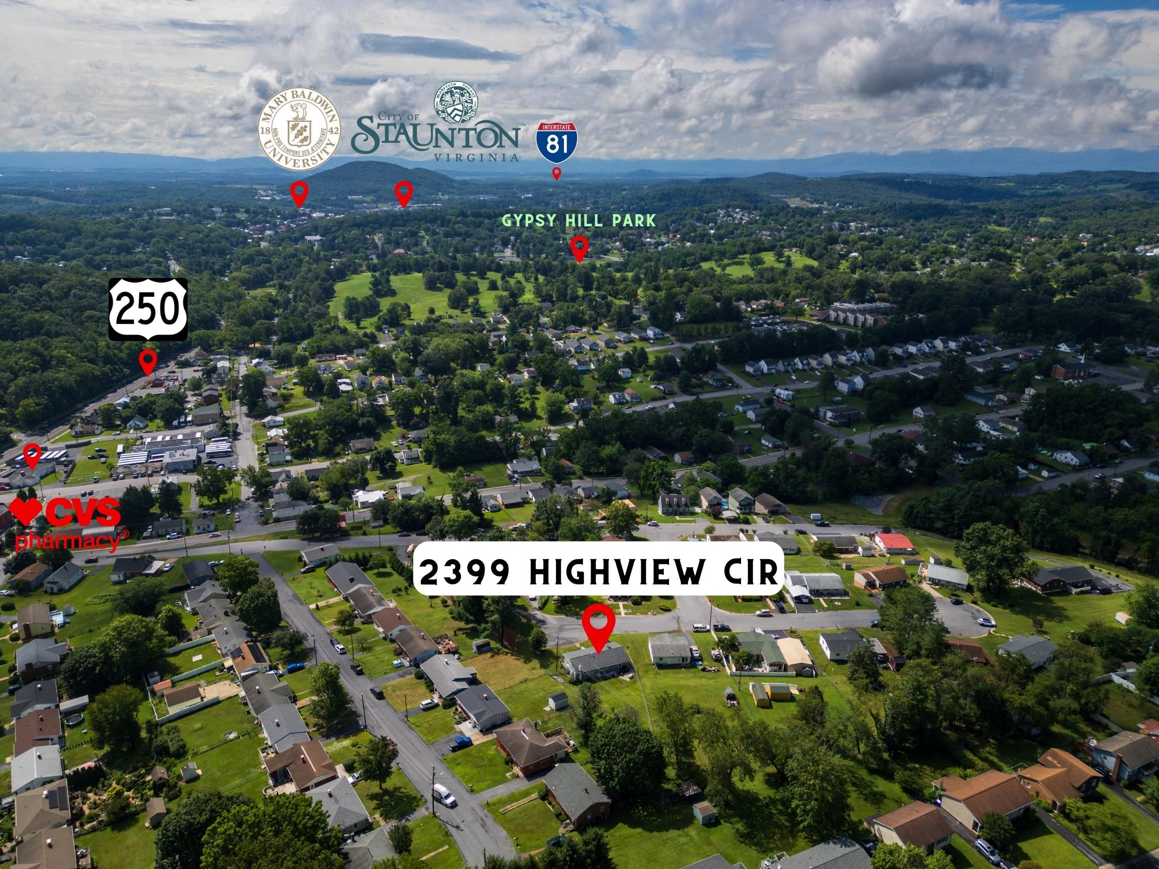 2399 HIGHVIEW CIR, STAUNTON, Virginia 24401, 2 Bedrooms Bedrooms, ,1 BathroomBathrooms,Residential,2399 HIGHVIEW CIR,666846 MLS # 666846