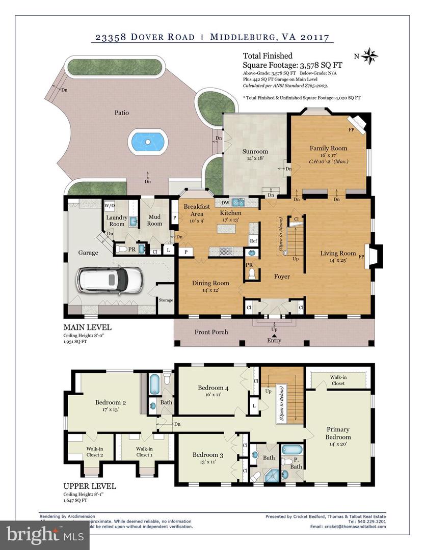 23358 DOVER RD, MIDDLEBURG, Virginia 20117, 4 Bedrooms Bedrooms, ,3 BathroomsBathrooms,Residential,For sale,23358 DOVER RD,VALO2100252 MLS # VALO2100252