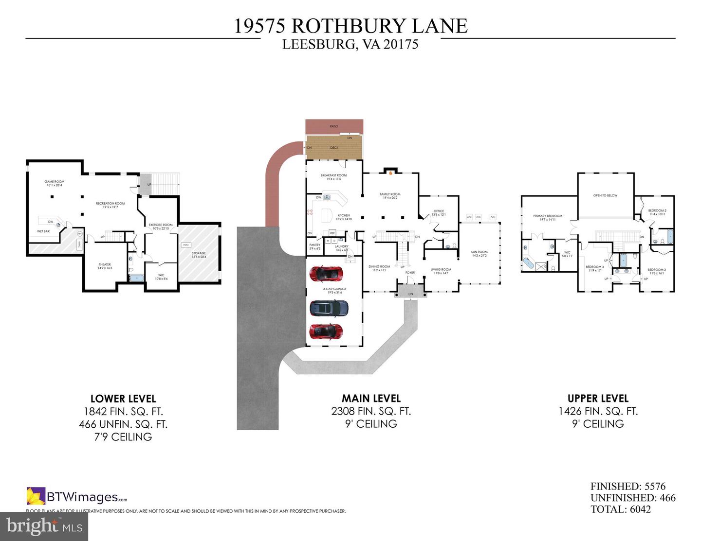 19575 ROTHBURY LN, LEESBURG, Virginia 20175, 4 Bedrooms Bedrooms, ,4 BathroomsBathrooms,Residential,For sale,19575 ROTHBURY LN,VALO2099322 MLS # VALO2099322
