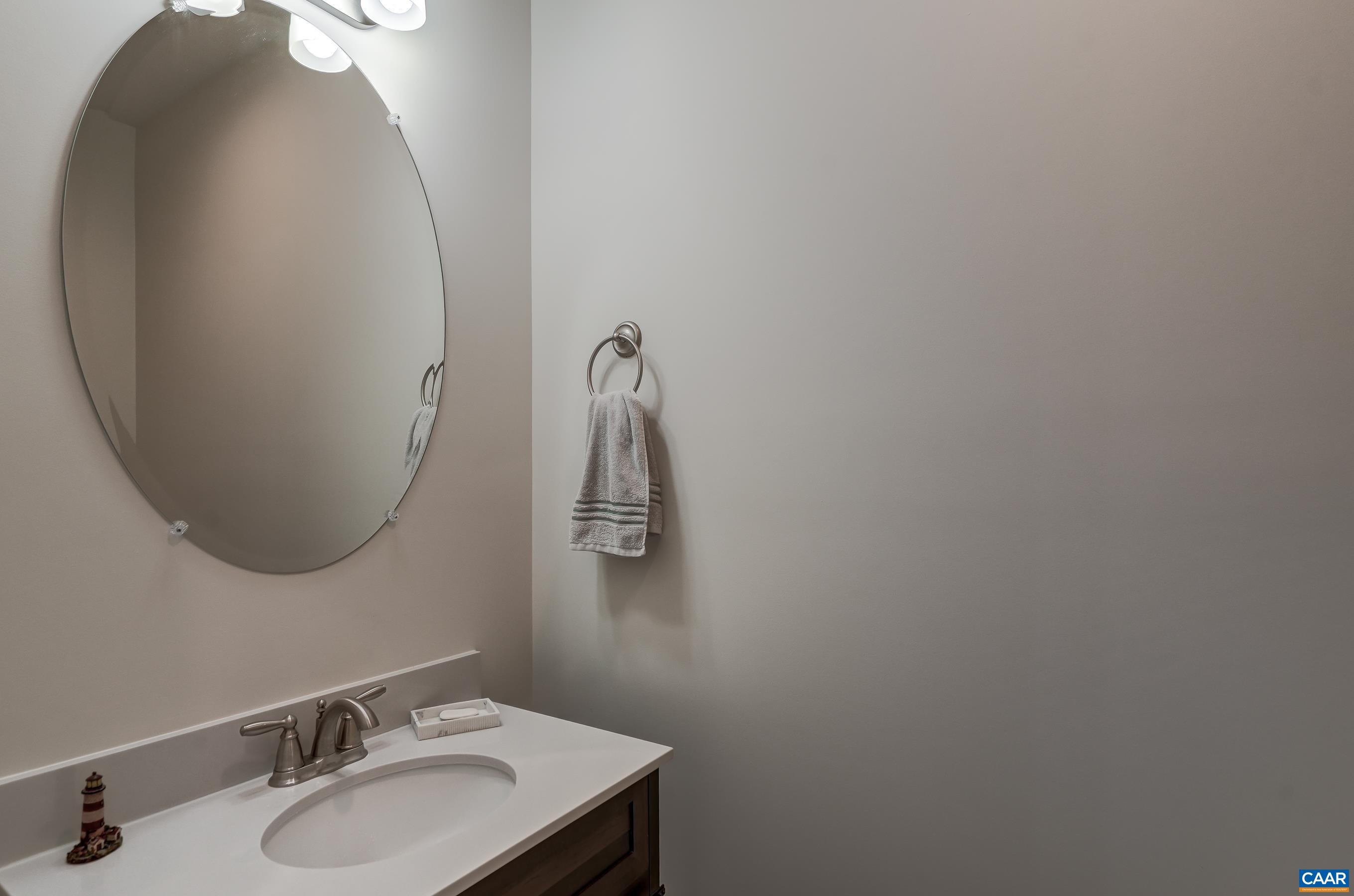 Main level powder room.