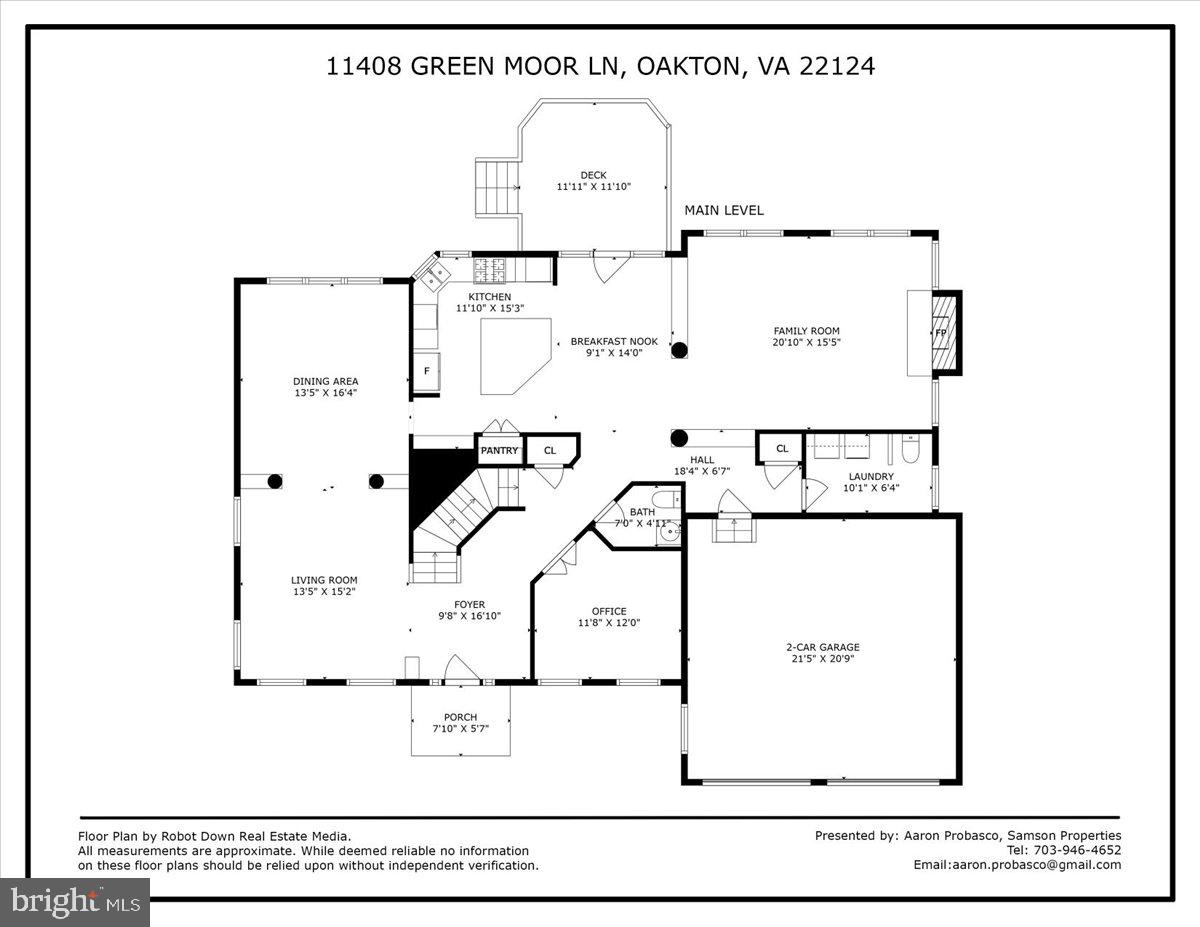 11408 GREEN MOOR LN, OAKTON, Virginia 22124, 5 Bedrooms Bedrooms, ,4 BathroomsBathrooms,Residential,For sale,11408 GREEN MOOR LN,VAFX2255166 MLS # VAFX2255166