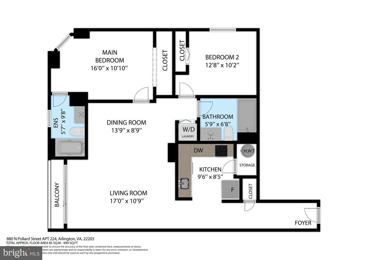 880 N POLLARD ST N #224, ARLINGTON, Virginia 22203, 2 Bedrooms Bedrooms, ,2 BathroomsBathrooms,Residential,For sale,880 N POLLARD ST N #224,VAAR2060822 MLS # VAAR2060822