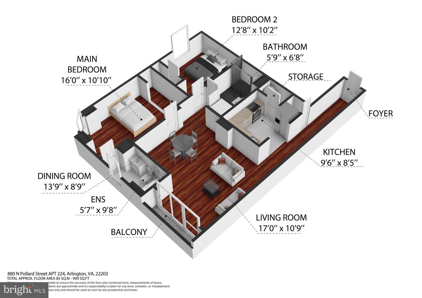 880 N POLLARD ST N #224, ARLINGTON, Virginia 22203, 2 Bedrooms Bedrooms, ,2 BathroomsBathrooms,Residential,For sale,880 N POLLARD ST N #224,VAAR2060822 MLS # VAAR2060822