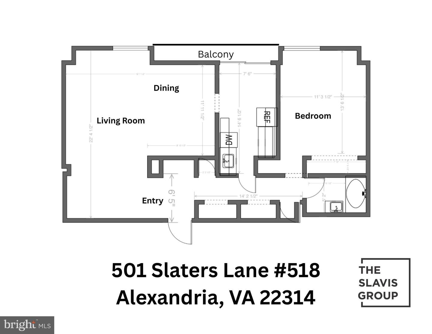 501 SLATERS LN #518, ALEXANDRIA, Virginia 22314, 1 Bedroom Bedrooms, ,1 BathroomBathrooms,Residential,For sale,501 SLATERS LN #518,VAAX2047634 MLS # VAAX2047634