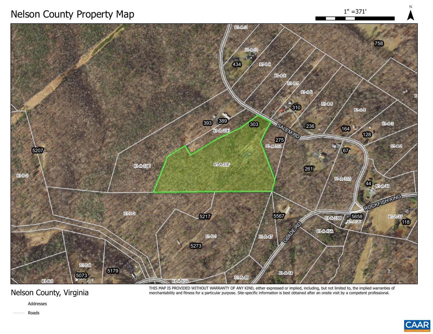 303 SALEM RD #61-A-33F, SCHUYLER, Virginia 22969, ,Land,For sale,303 SALEM RD #61-A-33F,666991 MLS # 666991