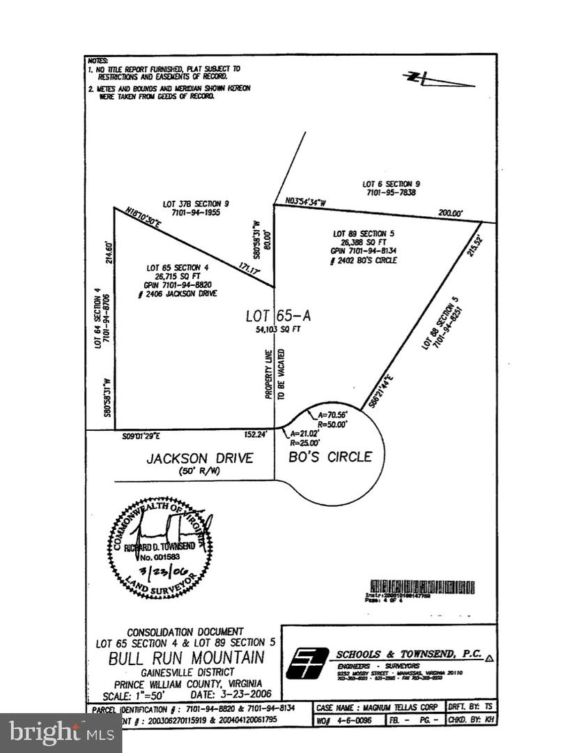 2406 JACKSON DR, HAYMARKET, Virginia 20169, ,Land,For sale,2406 JACKSON DR,VAPW2099728 MLS # VAPW2099728