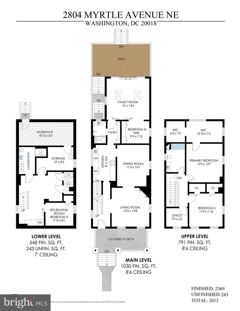 2804 MYRTLE AVE NE, WASHINGTON, District Of Columbia 20018, 3 Bedrooms Bedrooms, ,3 BathroomsBathrooms,Residential,For sale,2804 MYRTLE AVE NE,DCDC2191398 MLS # DCDC2191398