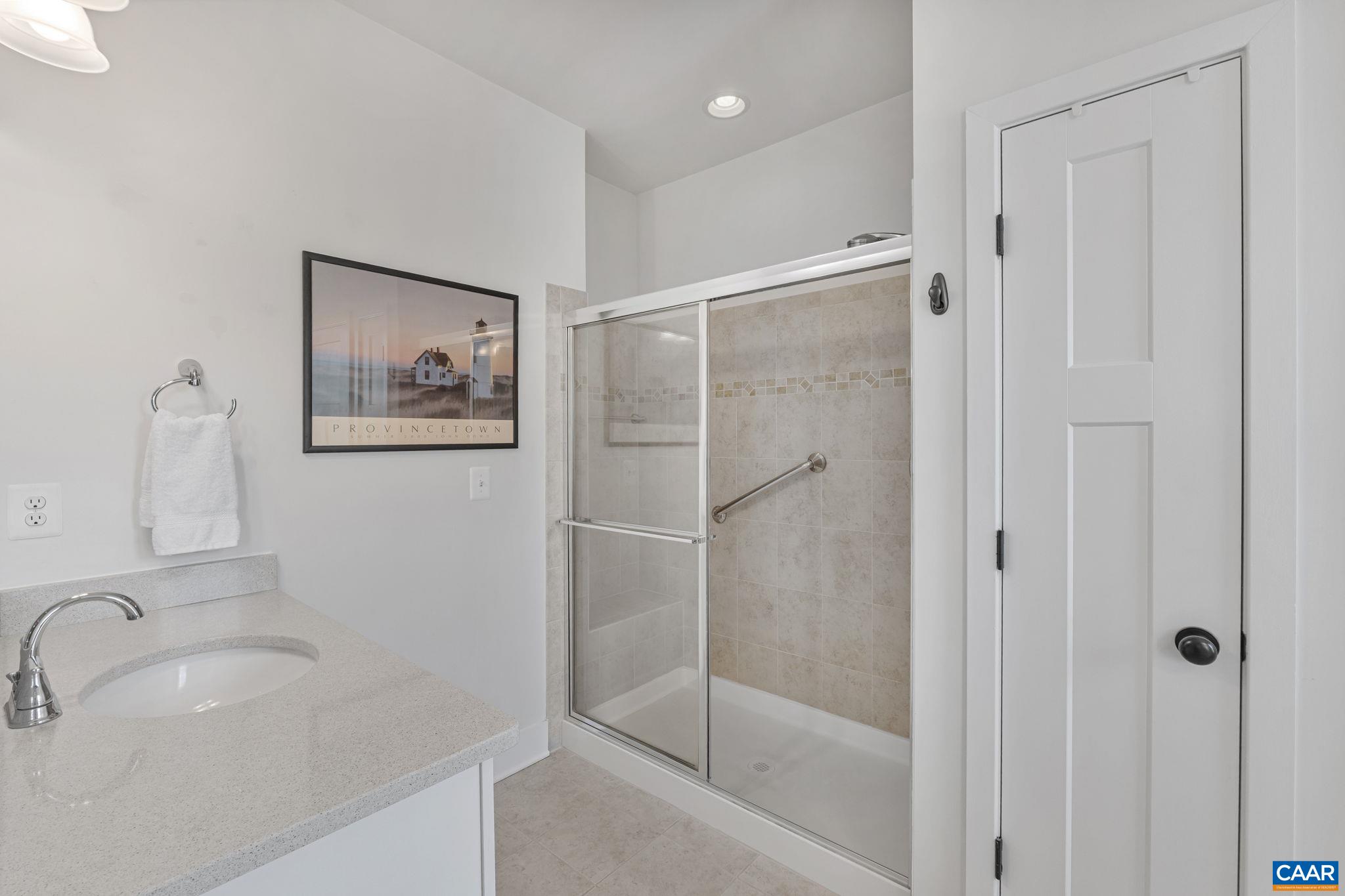 two walk-in closets