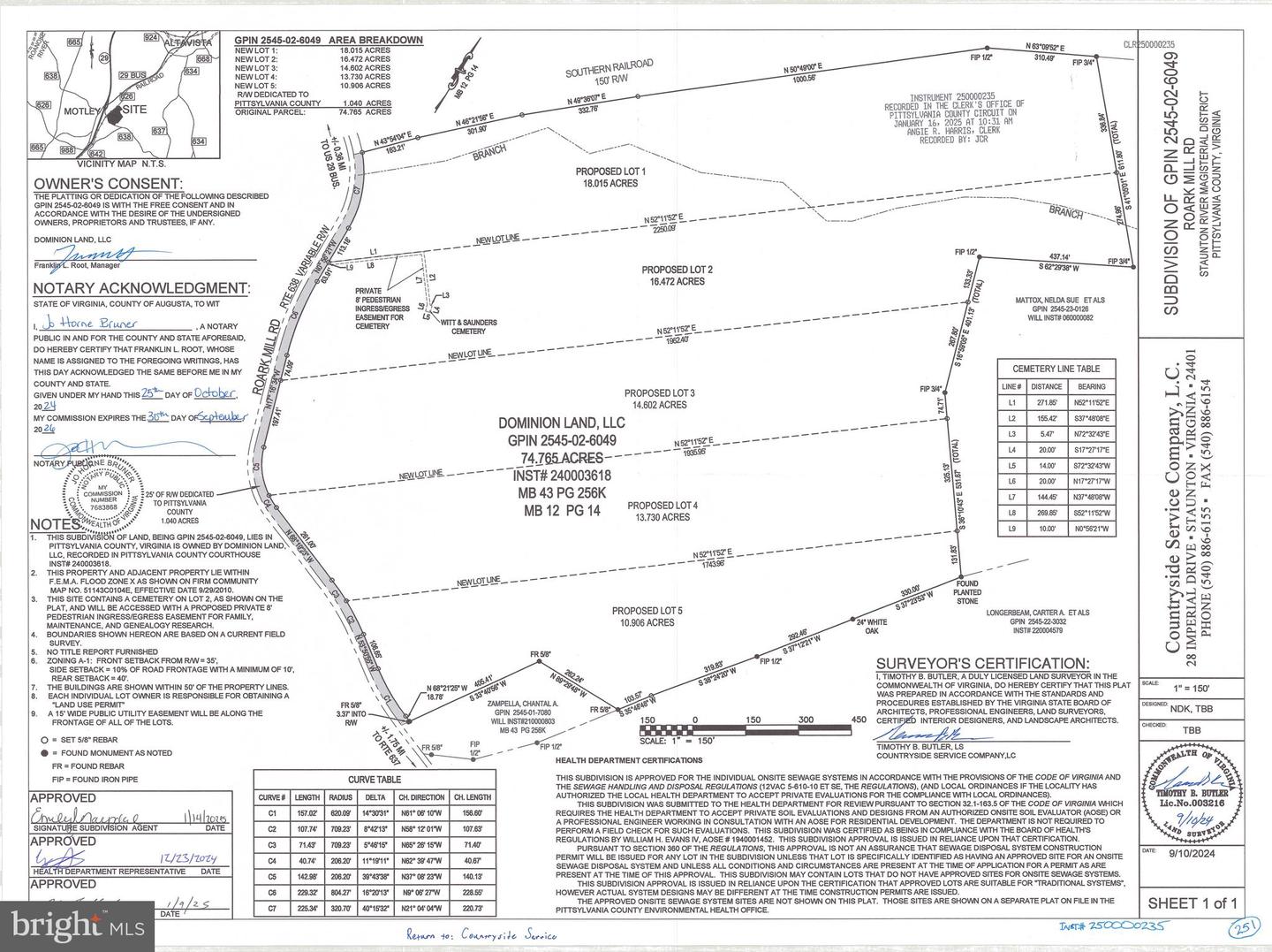TBD ROARK MILL ROAD #LOT 3, HURT, Virginia 24563, ,Land,For sale,TBD ROARK MILL ROAD #LOT 3,VAPI2000092 MLS # VAPI2000092