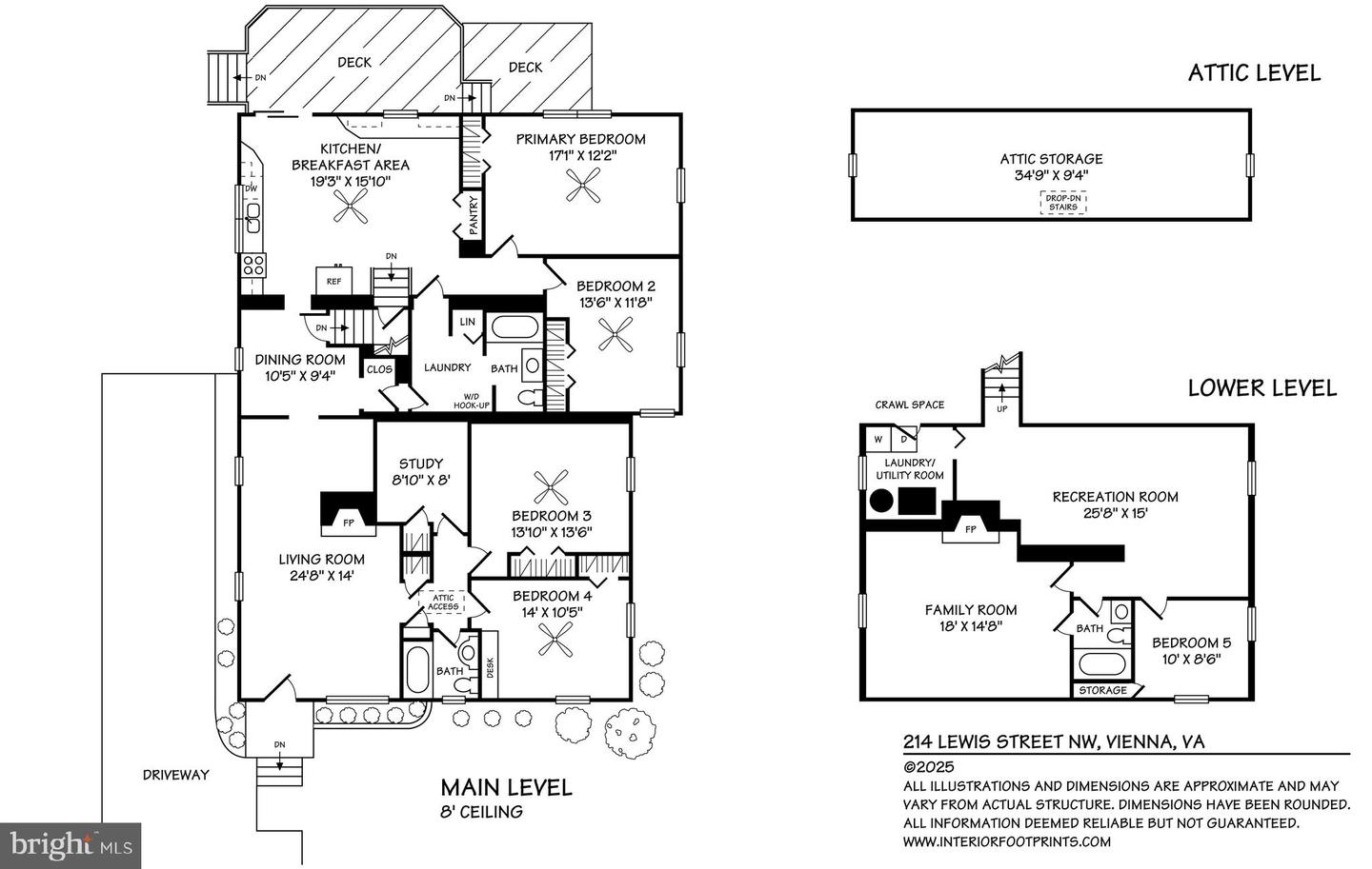 214 LEWIS ST NW, VIENNA, Virginia 22180, 5 Bedrooms Bedrooms, ,3 BathroomsBathrooms,Residential,For sale,214 LEWIS ST NW,VAFX2256940 MLS # VAFX2256940