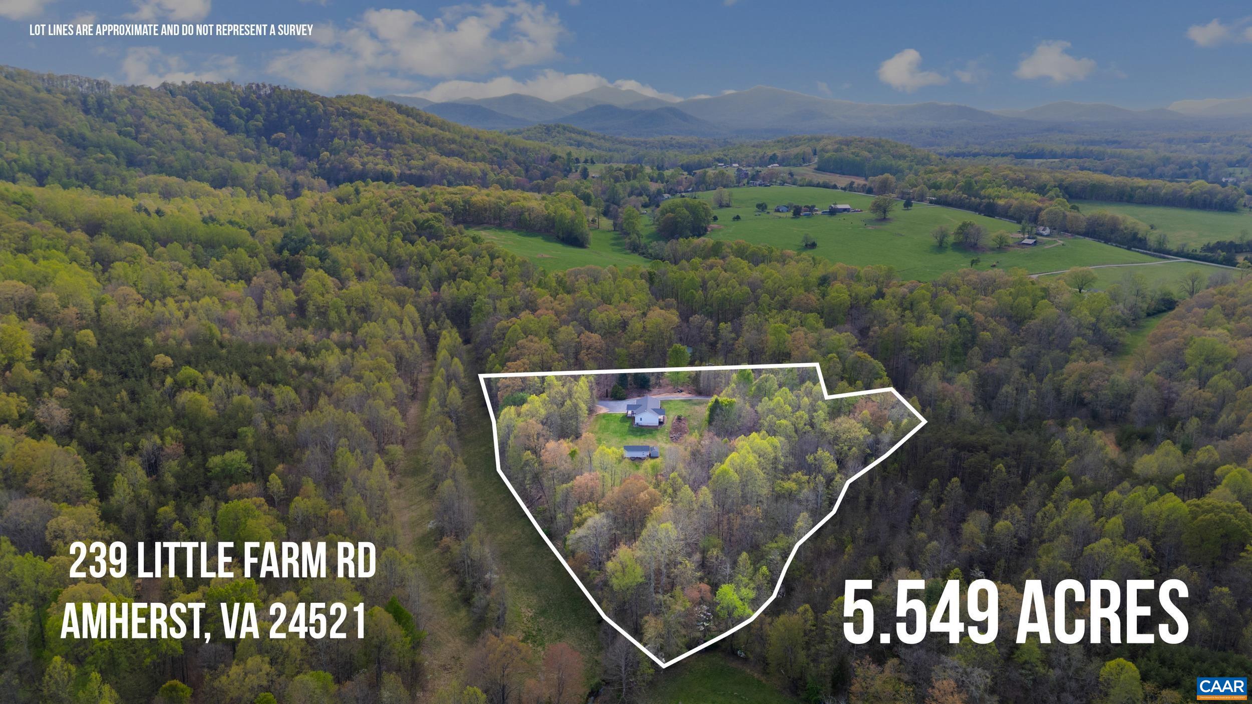 239 LITTLE FARM RD, AMHERST, Virginia 24521, 3 Bedrooms Bedrooms, ,2 BathroomsBathrooms,Residential,239 LITTLE FARM RD,663300 MLS # 663300