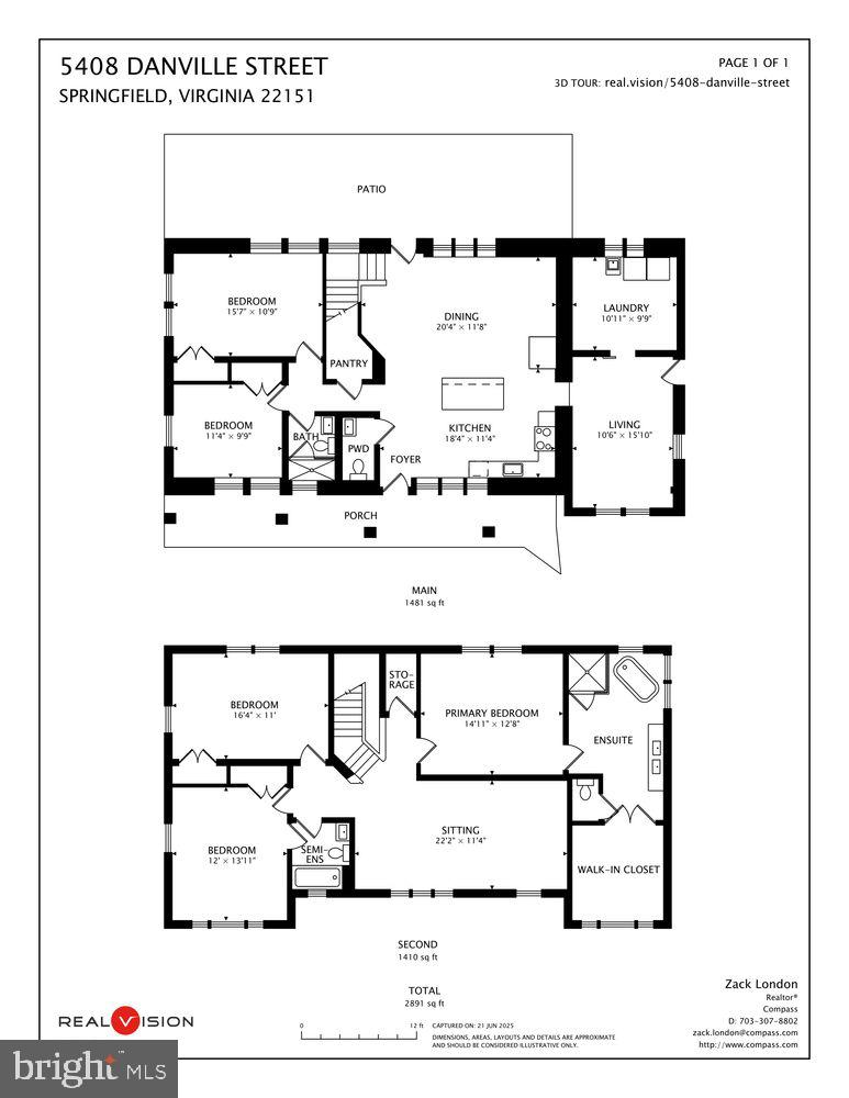 5408 DANVILLE ST, SPRINGFIELD, Virginia 22151, 5 Bedrooms Bedrooms, ,3 BathroomsBathrooms,Residential,For sale,5408 DANVILLE ST,VAFX2256482 MLS # VAFX2256482