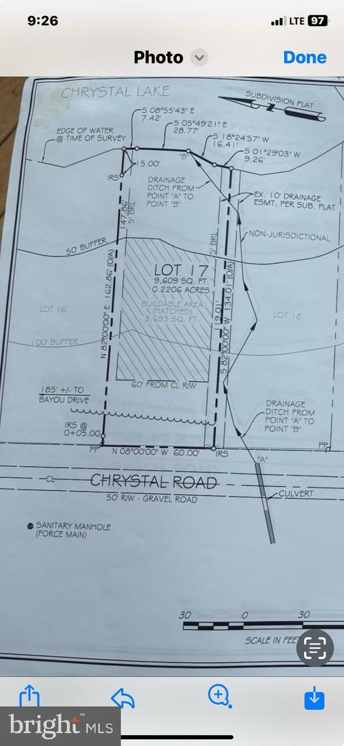 LOT 17 CHRYSTAL, COLONIAL BEACH, Virginia 22443, ,Land,For sale,LOT 17 CHRYSTAL,VAWE2009368 MLS # VAWE2009368