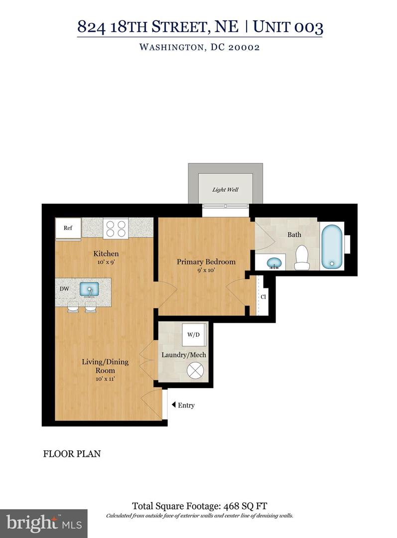 824 18TH ST NE #003, WASHINGTON, District Of Columbia 20002, 1 Bedroom Bedrooms, ,1 BathroomBathrooms,Residential,For sale,824 18TH ST NE #003,DCDC2212106 MLS # DCDC2212106