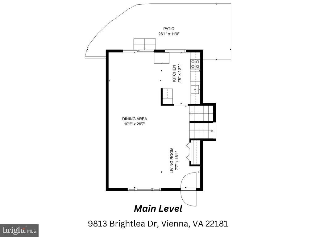 9813 BRIGHTLEA DR, VIENNA, Virginia 22181, 3 Bedrooms Bedrooms, ,2 BathroomsBathrooms,Residential,For sale,9813 BRIGHTLEA DR,VAFX2232246 MLS # VAFX2232246