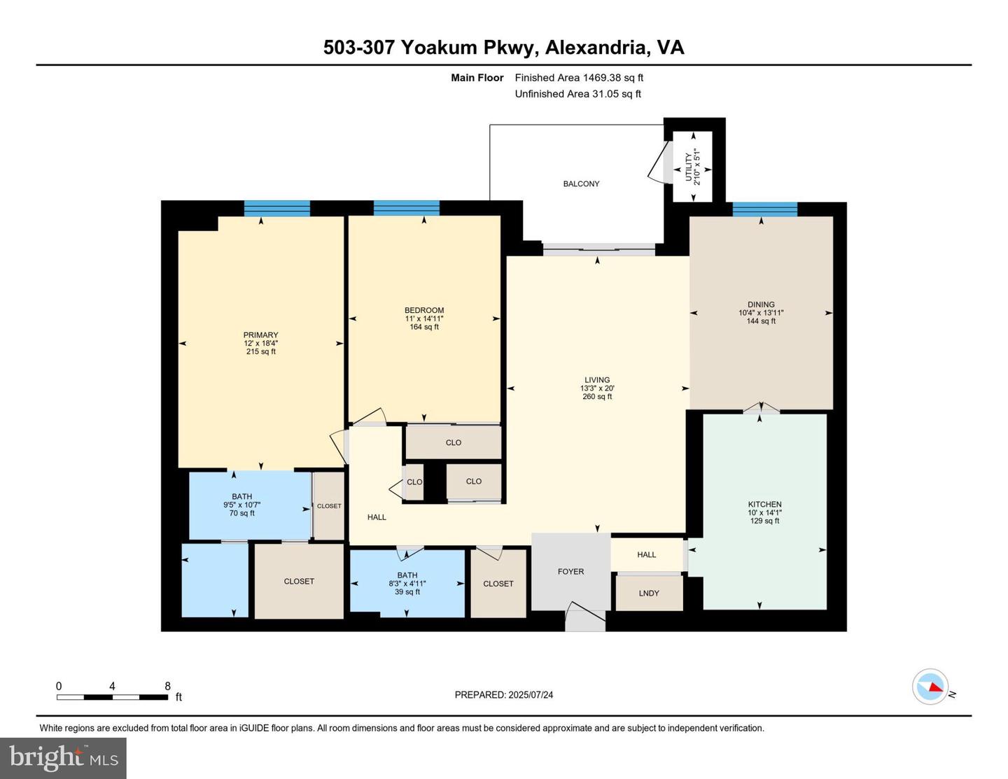 309 YOAKUM PKWY #503, ALEXANDRIA, Virginia 22304, 2 Bedrooms Bedrooms, ,2 BathroomsBathrooms,Residential,For sale,309 YOAKUM PKWY #503,VAAX2047478 MLS # VAAX2047478